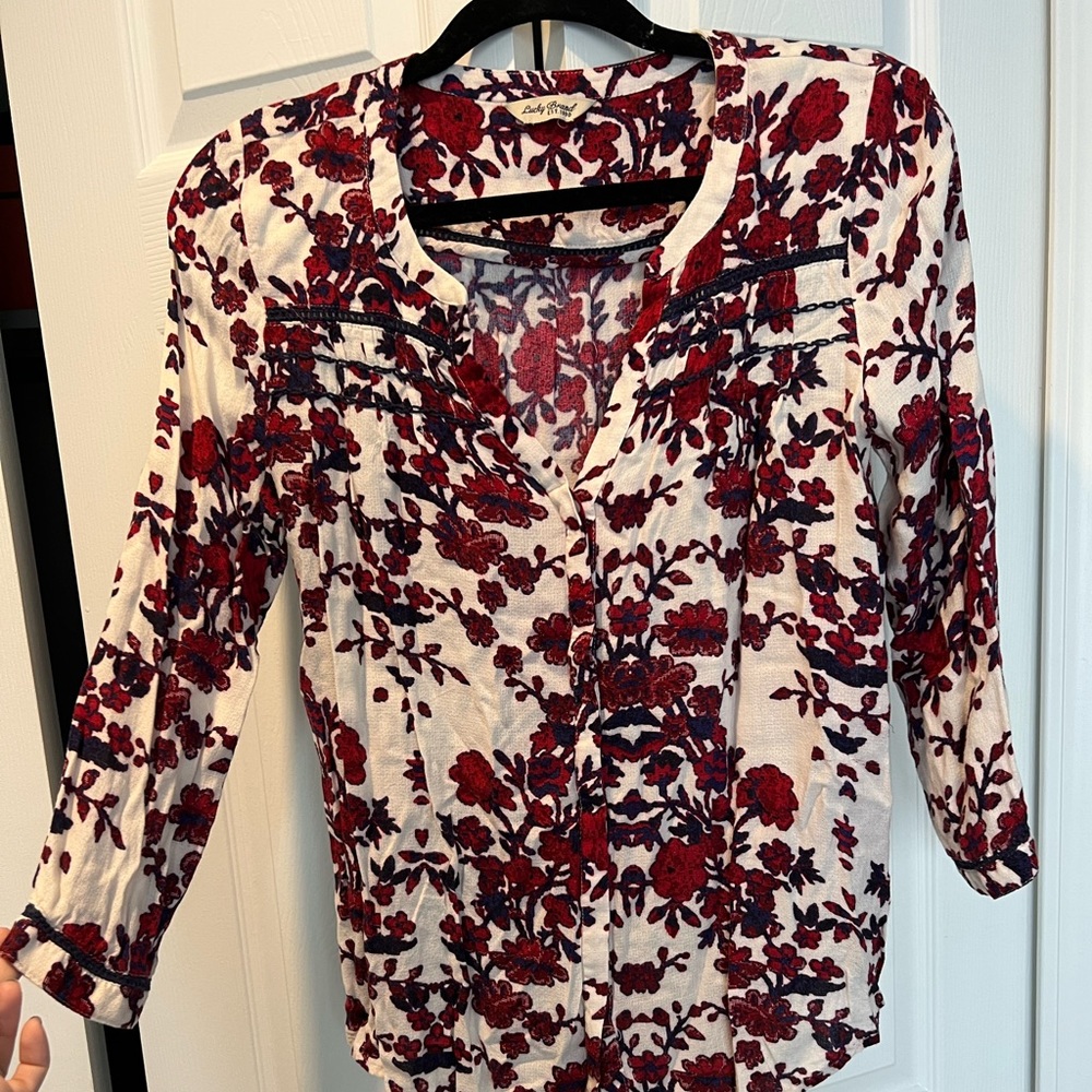 Lucky Brand quarter sleeve shirt